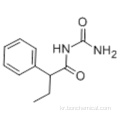 벤젠 아세트 아미드, N- (아미노 카르 보닐) -a- 에틸-CAS 90-49-3